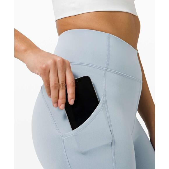 Lululemon Invigorate High-Rise Tight 25" Size 4 Light Blue - Picture 3 of 10